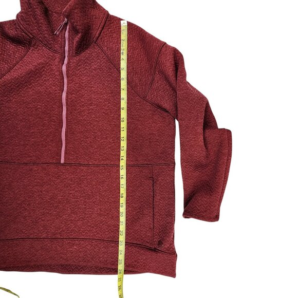 L.L. Bean Quilted Jacket | 1X Plus | Lightweight Maroon Layer - Picture 4 of 13